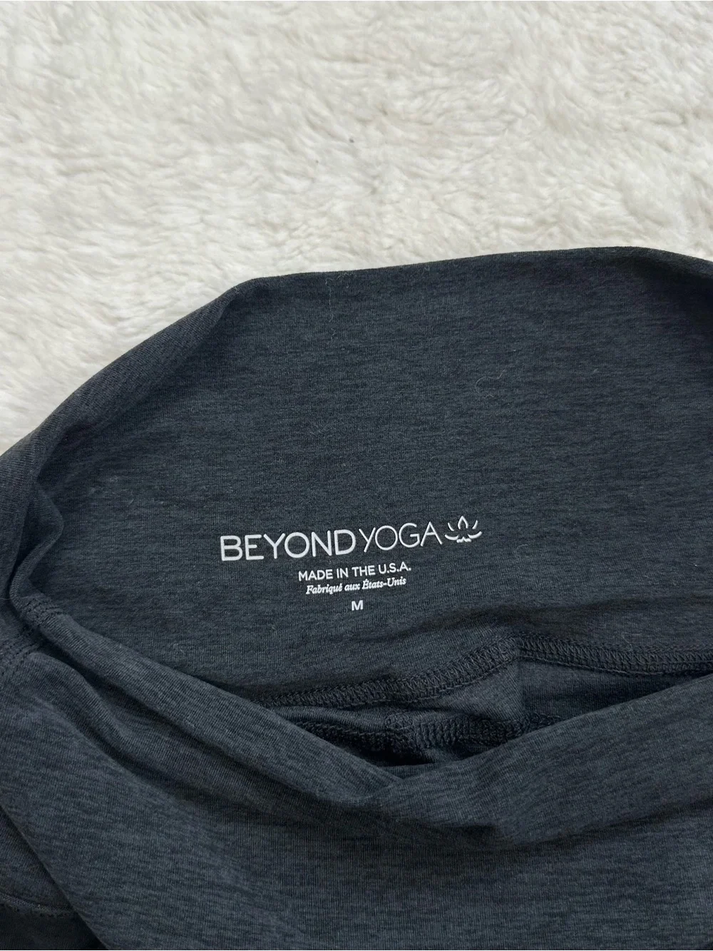 Beyond Yoga Spacedye All Day Flare High Waisted Leggings Blue Medium - Picture 6 of 11